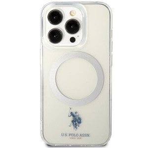 Гръб US POLO Magsafe USHMP15LUCIT - iPhone 15 Pro прозрачен - Img 3