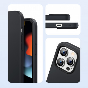 Гъвкав гръб UGREEN Protective Silicone - iPhone 13 Pro черен - Img 6
