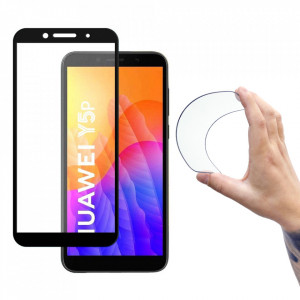 Гъвкав протектор с пълно покритие WOZINSKY - Huawei Y5p черна рамка - Img 1