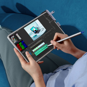 Докинг станция BASEUS PadJoy 6в1 USB Type C към HDMI 2.0 4K 30Hz / мини жак 3.5mm / USB Type A 3.0 / USB Type C Power Delivery + Data 100W / четец за SD и Micro SD карти тъмносива - Img 10