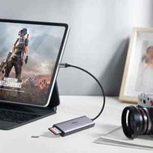 Докинг станция UGREEN USB Type C към 3x USB Type A 3.2 Gen.1 / HDMI 4K 60Hz / четец за SD и Micro SD карти (60383 CM511) сива - Img 5