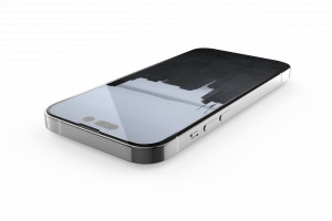 Закален стъклен протектор с пълно покритие Raptic X-Doria - iPhone 14 Pro - Img 3