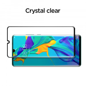 Закален стъклен протектор SPIGEN TR Slim - Huawei P30 Pro с черна рамка - Img 16