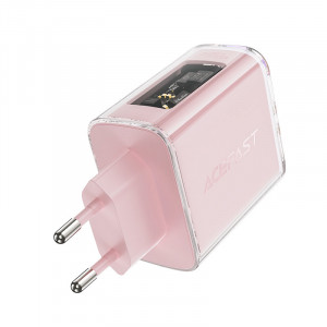 Зарядно за стена ACEFAST GaN 65W USB Type A / 2x USB Type C (A45) сиво - Img 9