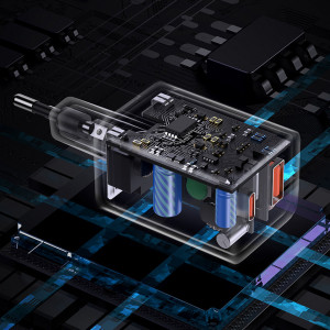 Зарядно за стена BASEUS Super Pro 30W USB Type A / USB Type C PD QC (CCSUPP-E01) черно - Img 16