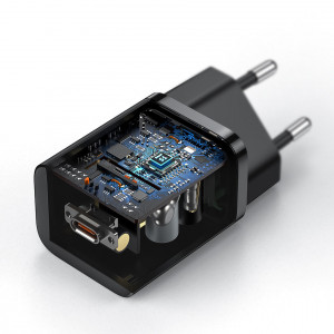 Зарядно за стена BASEUS Super Si 1C 25W USB Type C PD QC (CCSP020102) бяло - Img 18