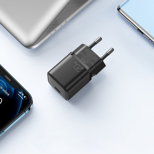 Зарядно за стена JOYROOM 20W USB Type C PD QC3.0 AFC (L-P202) черно - Img 6
