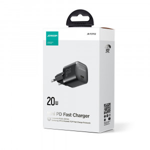 Зарядно за стена JOYROOM JR-TCF02 20W USB Type C PD черно - Img 3