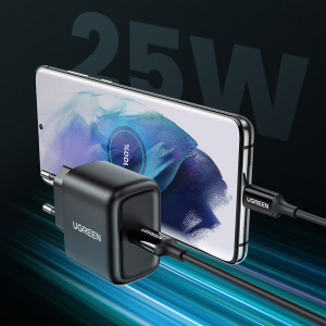 Зарядно за стена UGREEN 25W USB Type C PD черно - Img 10