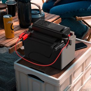 Инвертор за кола BASEUS IGBT 300W 220V (CN / EU стандарт) (CGNB010101) черен - Img 12