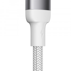 Кабел за зареждане и данни с оплетка JOYROOM A10 USB Type C към Lightning 20W 1.2m бял (S-CL020A10) - Img 7