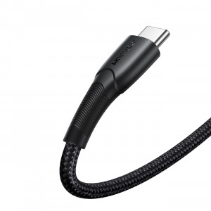 Кабел за зареждане и данни с оплетка JOYROOM Starry SA32-CL3 USB Type C към Lightning 30W 1m черен - Img 8