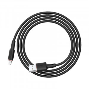 Кабел за зареждане и данни ACEFAST MFi USB Type A към Lightning 1.2m 2.4A черен (C2-02 черен) - Img 3