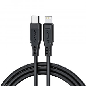 Кабел за зареждане и данни ACEFAST USB Type C към Lightning MFi 30W 3A 1.2m (C3-01) бял - Img 9