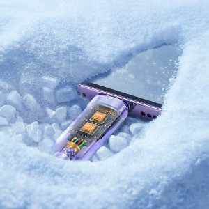 Кабел за зареждане и данни BASEUS Explorer USB Type A към Lightning 2.4A 2m бял (CATS010102) - Img 16
