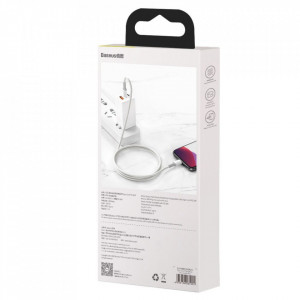 Кабел за зареждане и данни BASEUS USB Type C към Lightning с бързо зареждане Power Delivery 20 W 1m бял (CATLGD-02) - Img 6