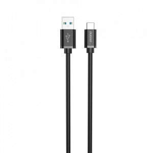 Кабел за зареждане и данни DUDAO USB Type A към USB Type C Super с бързо зареждане 1m (L5G) черен - Img 3
