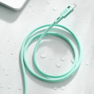 Кабел за зареждане и данни JOYROOM Silicone Data USB Type A към Lightning 1.2m (S-1224N2) бял - Img 10