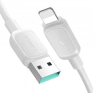 Кабел за зареждане и данни JOYROOM USB Type A към Lightning 1.2m S-AL012A14 бял - Img 1