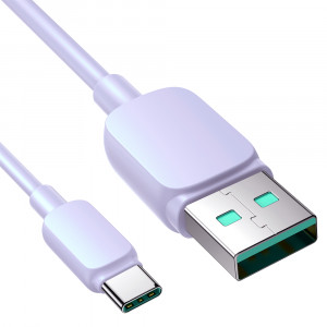 Кабел за зареждане и данни JOYROOM USB Type A към USB Type C 3A 1.2m S-AC027A14 лилав - Img 4