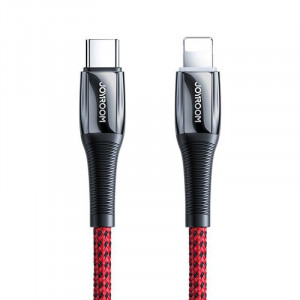 Кабел за зареждане и данни JOYROOM USB Type C към Lightning с бързо зареждане 1.2m (S-1224K2) червен - Img 1