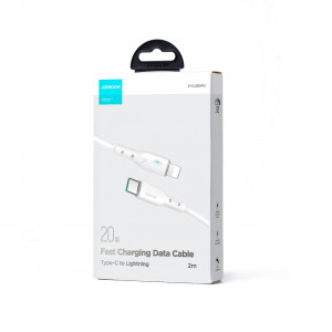 Кабел за зареждане и данни JOYROOM USB Type C към Lightning 20W 2m S-CL020A13 бял - Img 8
