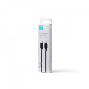 Кабел за зареждане и данни JOYROOM USB Type C към USB Type C 480Mb/s 60W 1m черен (S-CC060A9) - Img 5
