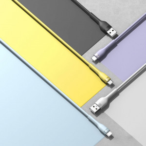 Кабел за зареждане и данни RINGKE USB Type A към USB Type C 480Mb/s 12W 1.2m черен (CB60051RS) - Img 3