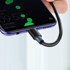 Кабел за зареждане и данни UGREEN USB Type A към USB Type C с бързо зареждане 3.0 3A 0.25m черен (US287 60114) - Img 4