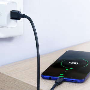 Кабел за зареждане и данни UGREEN USB Type A към USB Type C с бързо зареждане 3.0 3A 0.25m черен (US287 60114) - Img 14