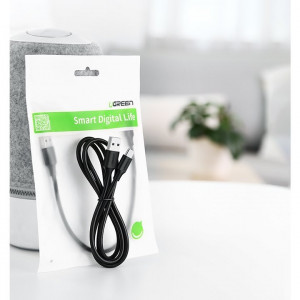 Кабел за зареждане и данни UGREEN USB Type A към USB Type C 3A 3m черен (60826) - Img 2