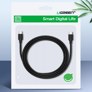Кабел за зареждане и данни UGREEN USB Type C към USB Type C 3A 3m черен (US286) - Img 13