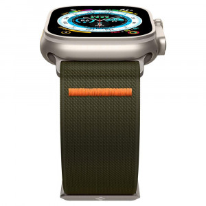 Каишка SPIGEN Fit Lite Ultra - Apple Watch 45mm Series 9 / 45mm Series 8 / 45mm Series 7 / 44mm SЕ (2nd gen) / 44mm SE / 44mm Series 6 / 44mm Series 5 / 44mm Series 4 каки - Img 9