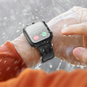 Калъф за корпус със стъклен протектор UNIQ Nautic - Apple Watch 44mm SE / 44mm Series 6 / 44mm Series 5 / 44mm Series 4 бял - Img 5