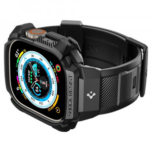 Калъф за корпус с каишка SPIGEN Rugged Armor Pro - Apple Watch Ultra 49mm / Ultra 2 49mm черен - Img 8