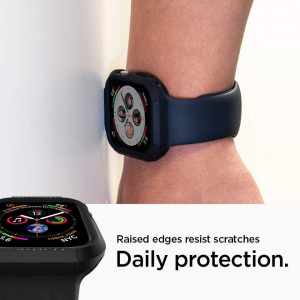 Калъф за корпус SPIGEN Rugged Armor - Apple Watch 44mm Series 5 / 44mm Series 4 черен - Img 10