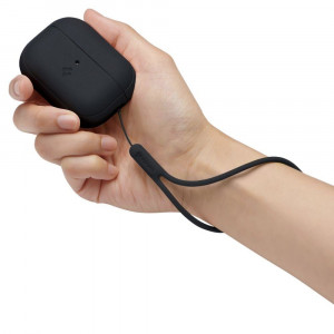 Калъф за слушалки SPIGEN Silicone Fit Strap - AirPods Pro черен - Img 10