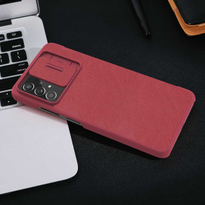 Калъф тип книга от еко кожа NILLKIN Qin - Samsung Galaxy A73 5G кафяв - Img 18