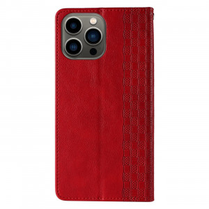 Калъф тип книга с връзка Magnet Strap - Samsung Galaxy S23+ червен - Img 6