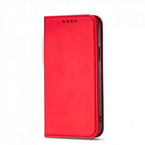 Калъф тип книга с външен джоб Magnet Card - iPhone 12 Pro червен - Img 5