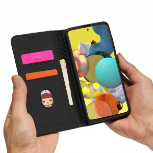 Калъф тип книга с външен джоб Magnet Card - Samsung Galaxy A13 5G черен - Img 11
