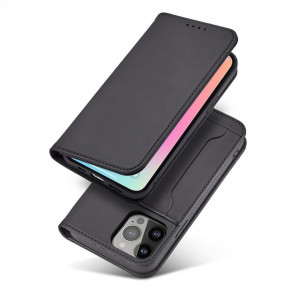 Калъф тип книга с външен джоб Magnet Card - Samsung Galaxy A23 / A23 5G черен - Img 5