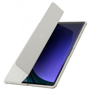 Калъф тип книга с място за стилус и подсилени ръбове SPIGEN Ultra Hybrid Pro - Samsung Galaxy Tab S9+ (12.4") сив - Img 7
