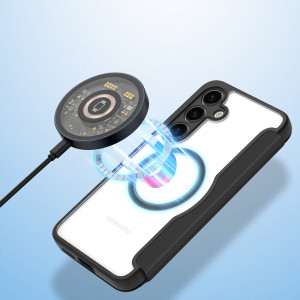 Калъф тип книга с прозрачен гръб DUX DUCIS Skin X Pro MagSafe - Samsung Galaxy S24 черен - Img 5
