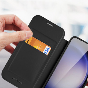 Калъф тип книга с прозрачен гръб DUX DUCIS Skin X Pro MagSafe - Samsung Galaxy S24+ черен - Img 9