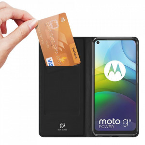 Калъф тип книга DUX DUCIS Skin Pro - Moto g9 power черен - Img 2