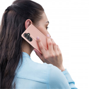 Калъф тип книга DUX DUCIS Skin Pro - Samsung Galaxy S24+ розов - Img 9