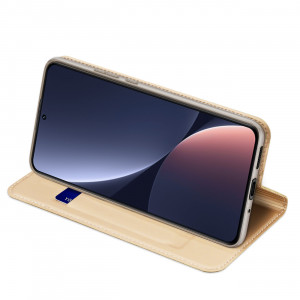 Калъф тип книга DUX DUCIS Skin Pro - Xiaomi 13 златист - Img 5