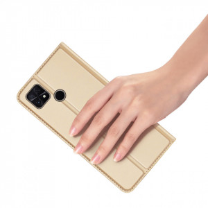 Калъф тип книга DUX DUCIS Skin Pro - Xiaomi Poco C40 златист - Img 6