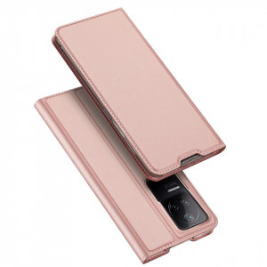 Калъф тип книга DUX DUCIS Skin Pro - Xiaomi Poco F4 розов - Img 1